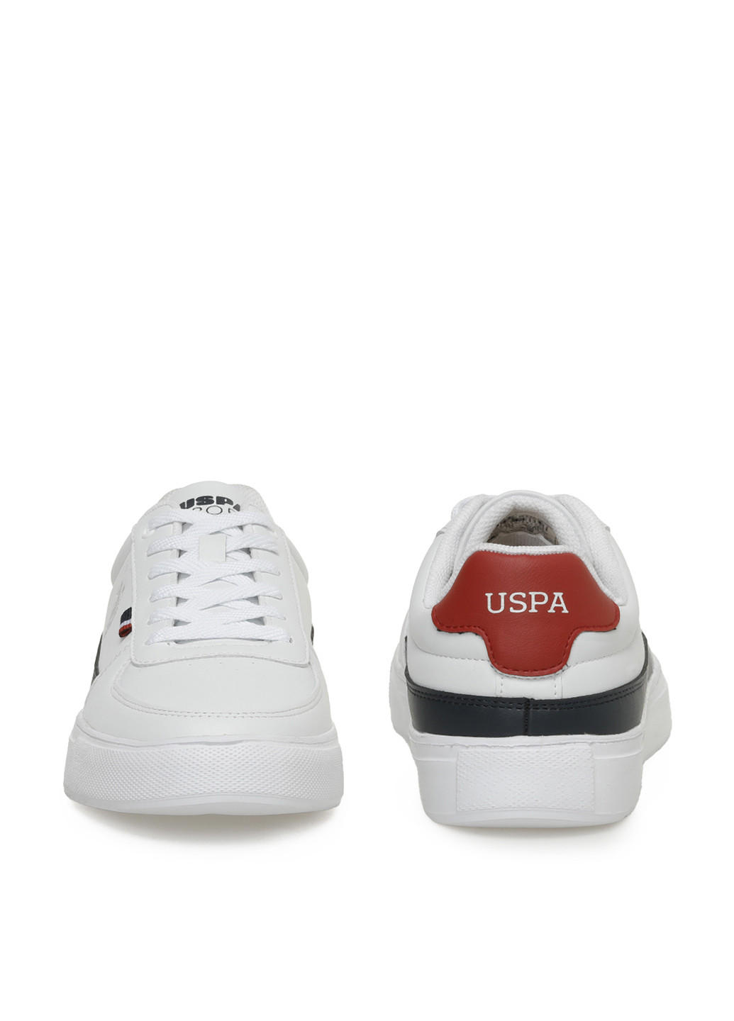 Белые демисезонные кроссовки U.S. Polo Assn.