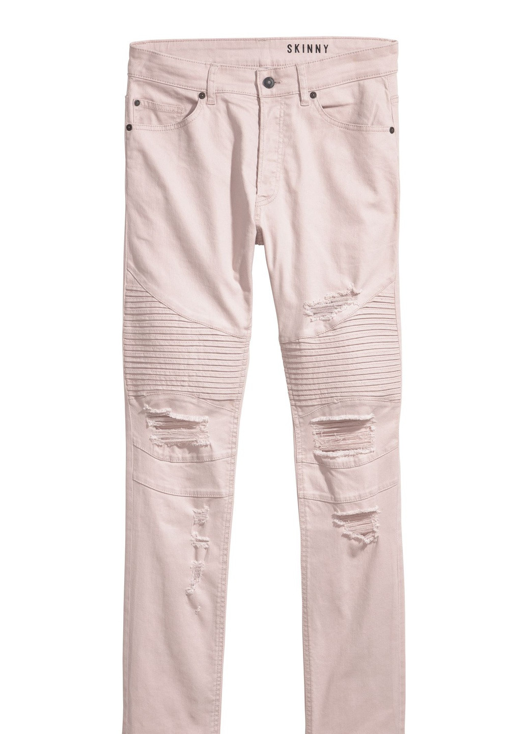 Светло-розовые демисезонные джинсы H&M