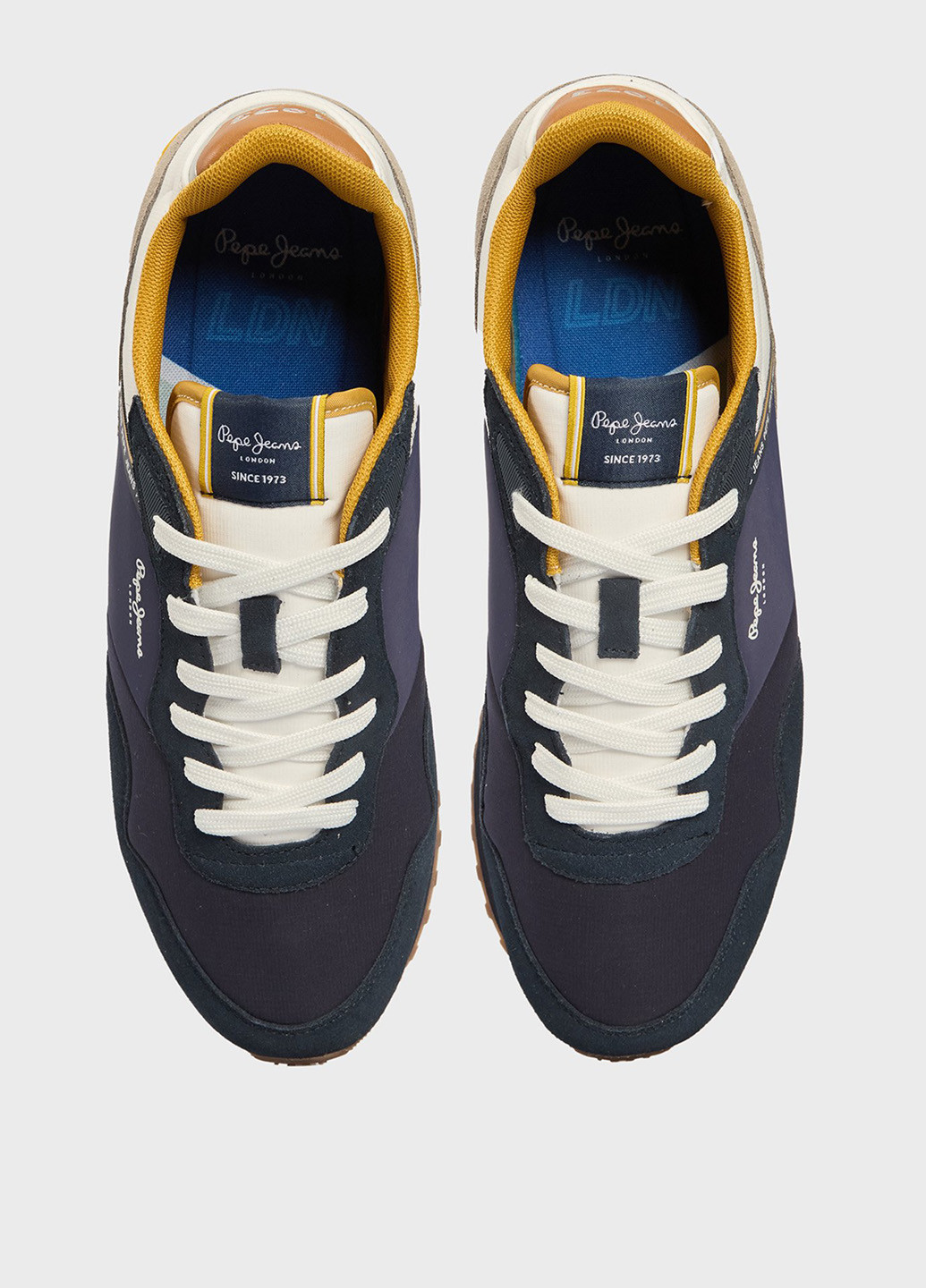 Синие всесезонные кроссовки Pepe Jeans