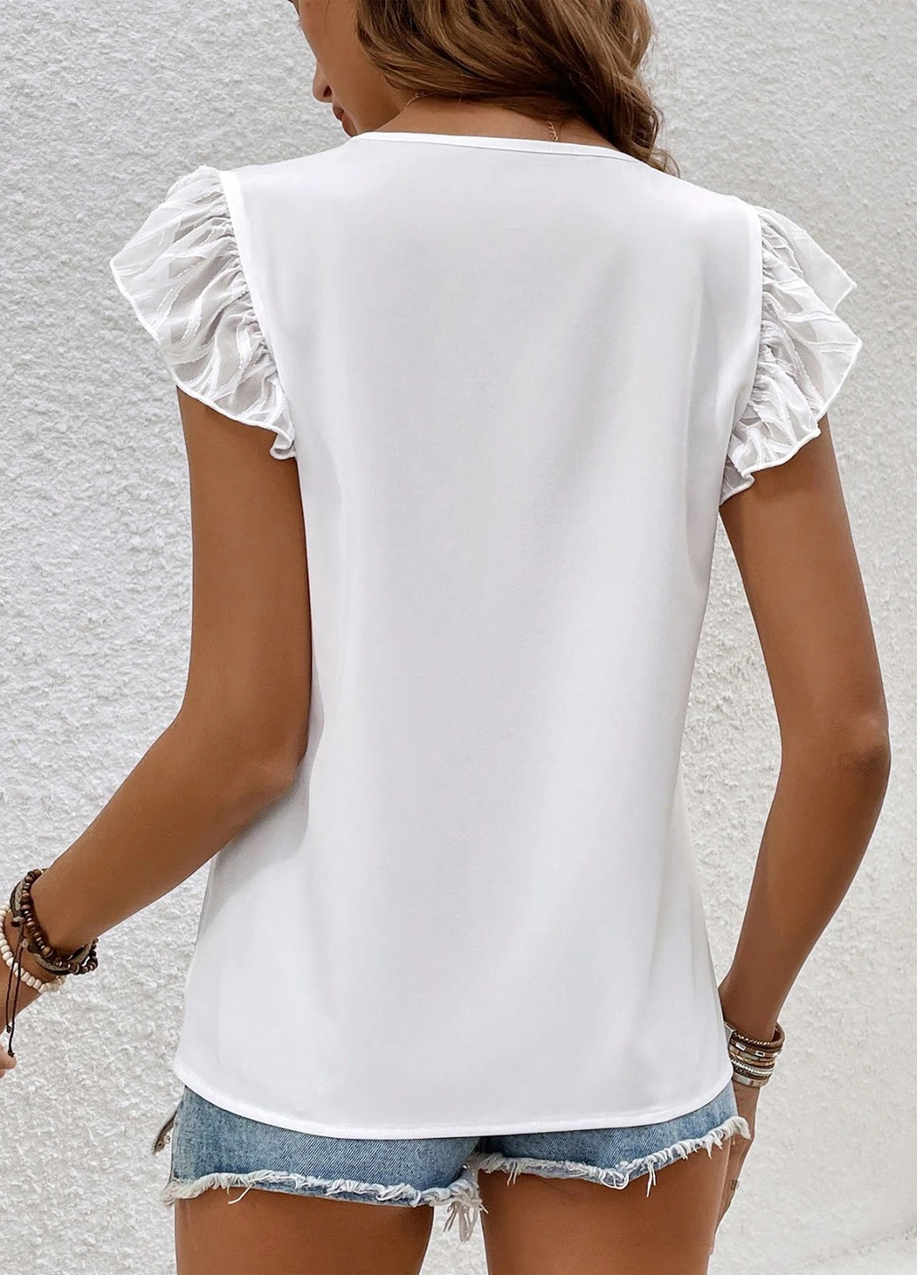 Белая блуза SHEIN