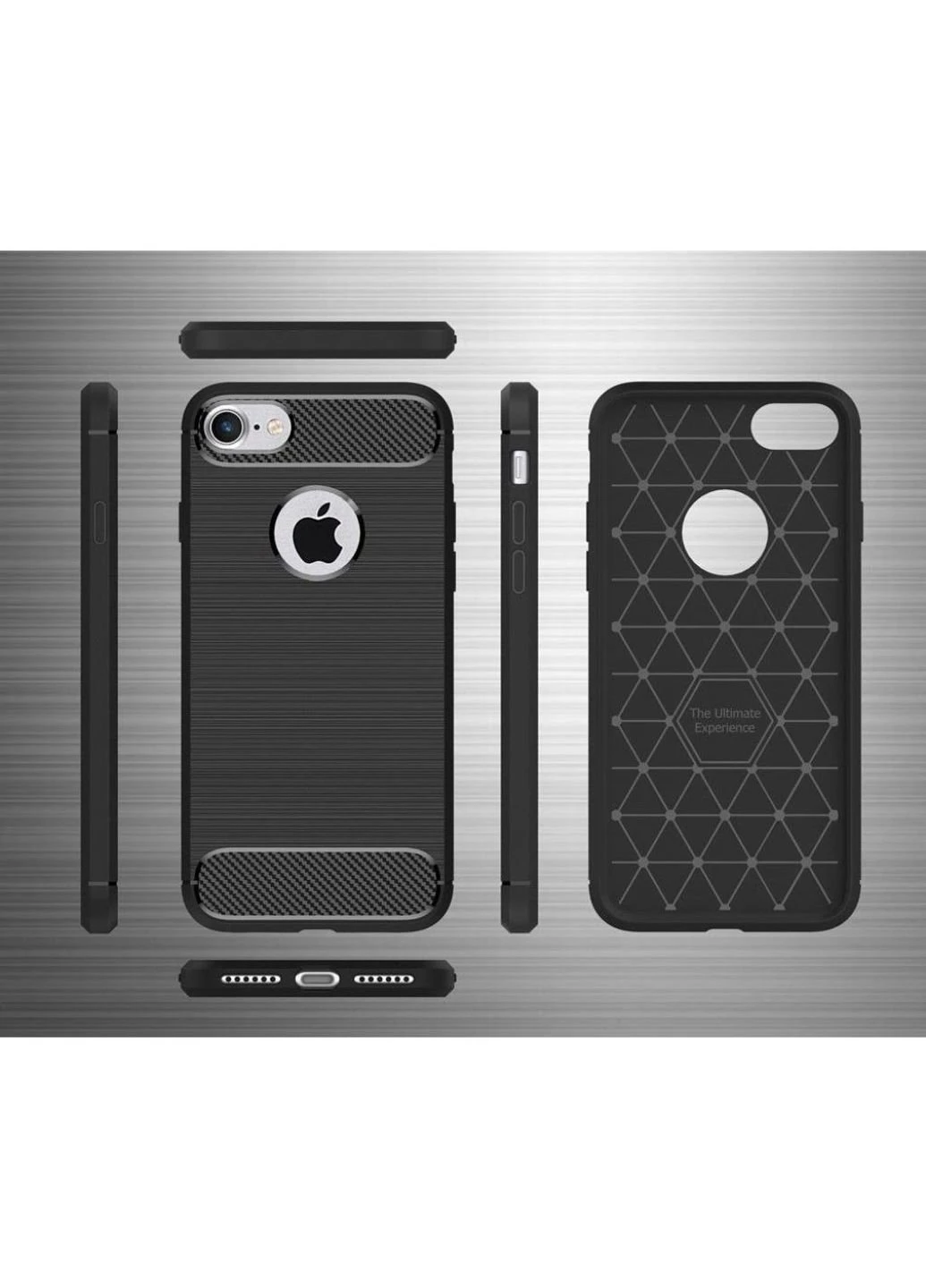 Чохол для мобільного телефону (смартфону) для Apple iPhone 8 Carbon Fiber (Black) Laudtec (LT-AI8B) BeCover (201492122)