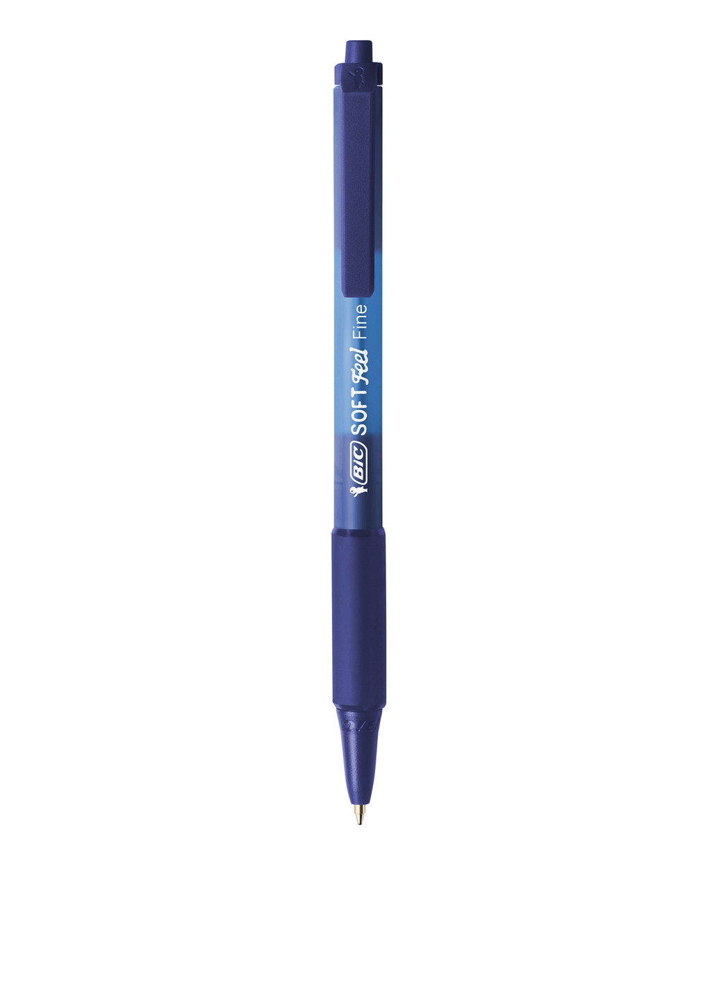 Автоматична кулькова ручка Soft Feel Clic Grip, блакитний, 1 шт. Bic (286309840)