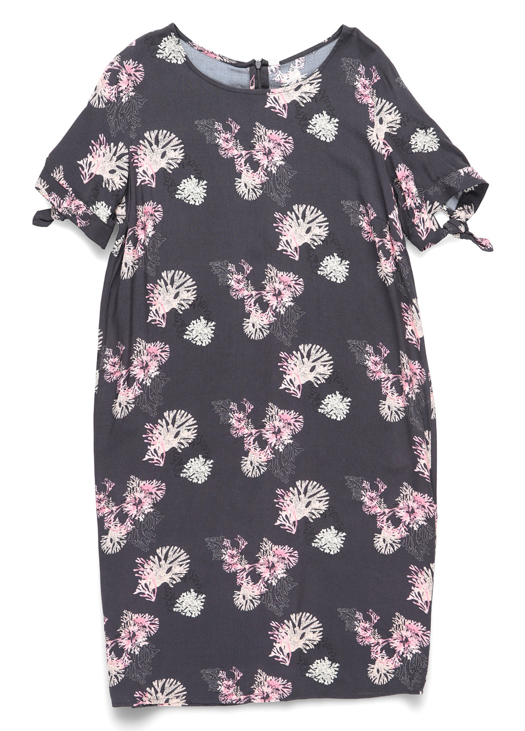 Черное кэжуал платье а-силуэт Soyaconcept с рисунком