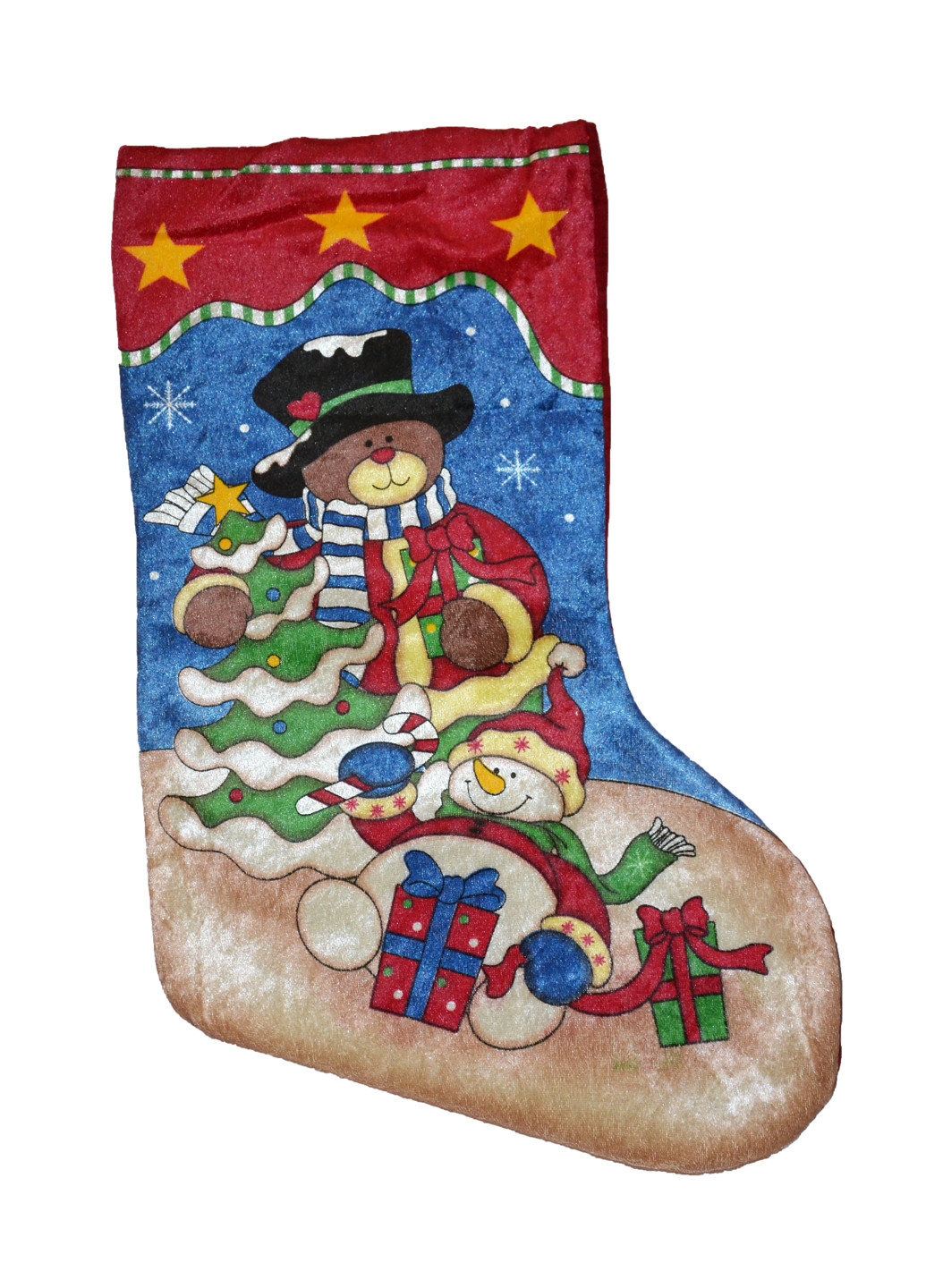 Рождественский носок для подарков No Brand (251700815)