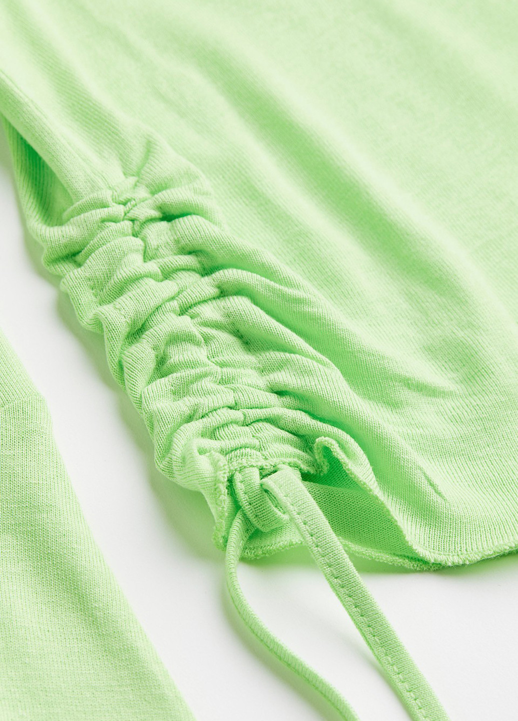 Светло-зеленый демисезонный кэжуал лонгслив H&M однотонный