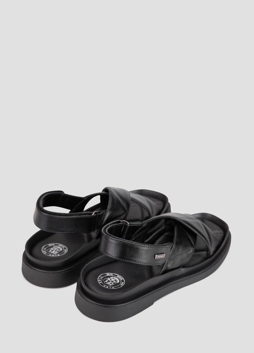 Черные босоножки Alex Bell на липучке