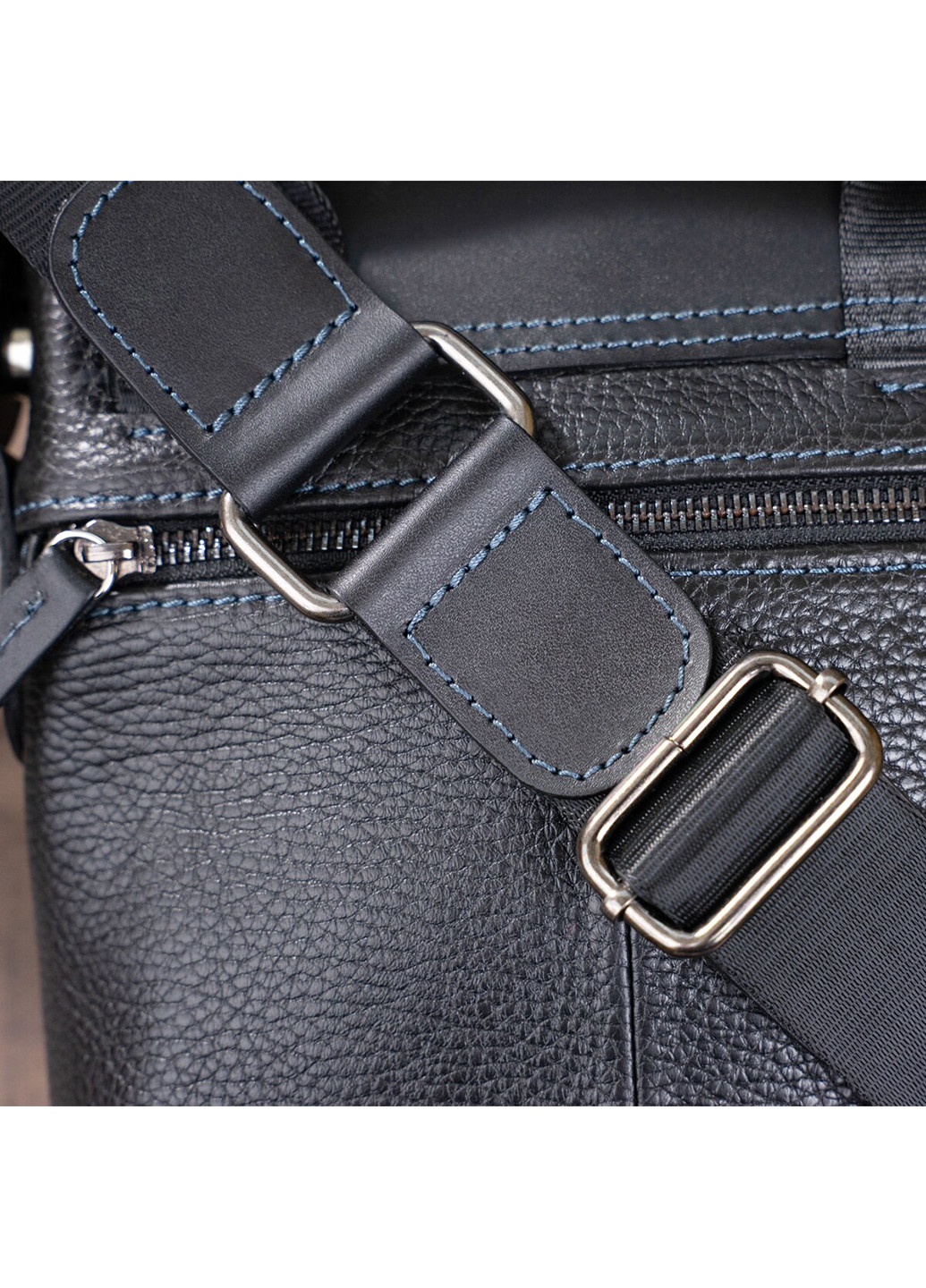 Чоловіча шкіряна сумка 19х23х6 см Shvigel (252127448)