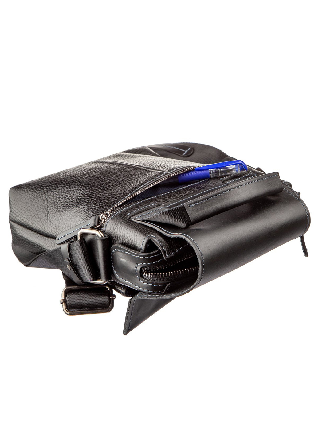 Чоловіча шкіряна сумка 19х23х6 см Shvigel (252127448)