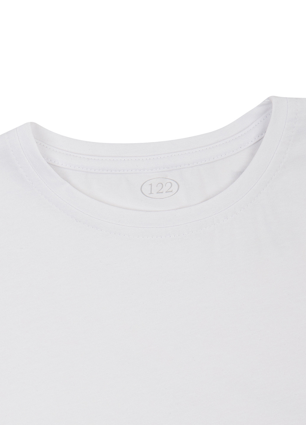 Біла літня футболка Фламинго