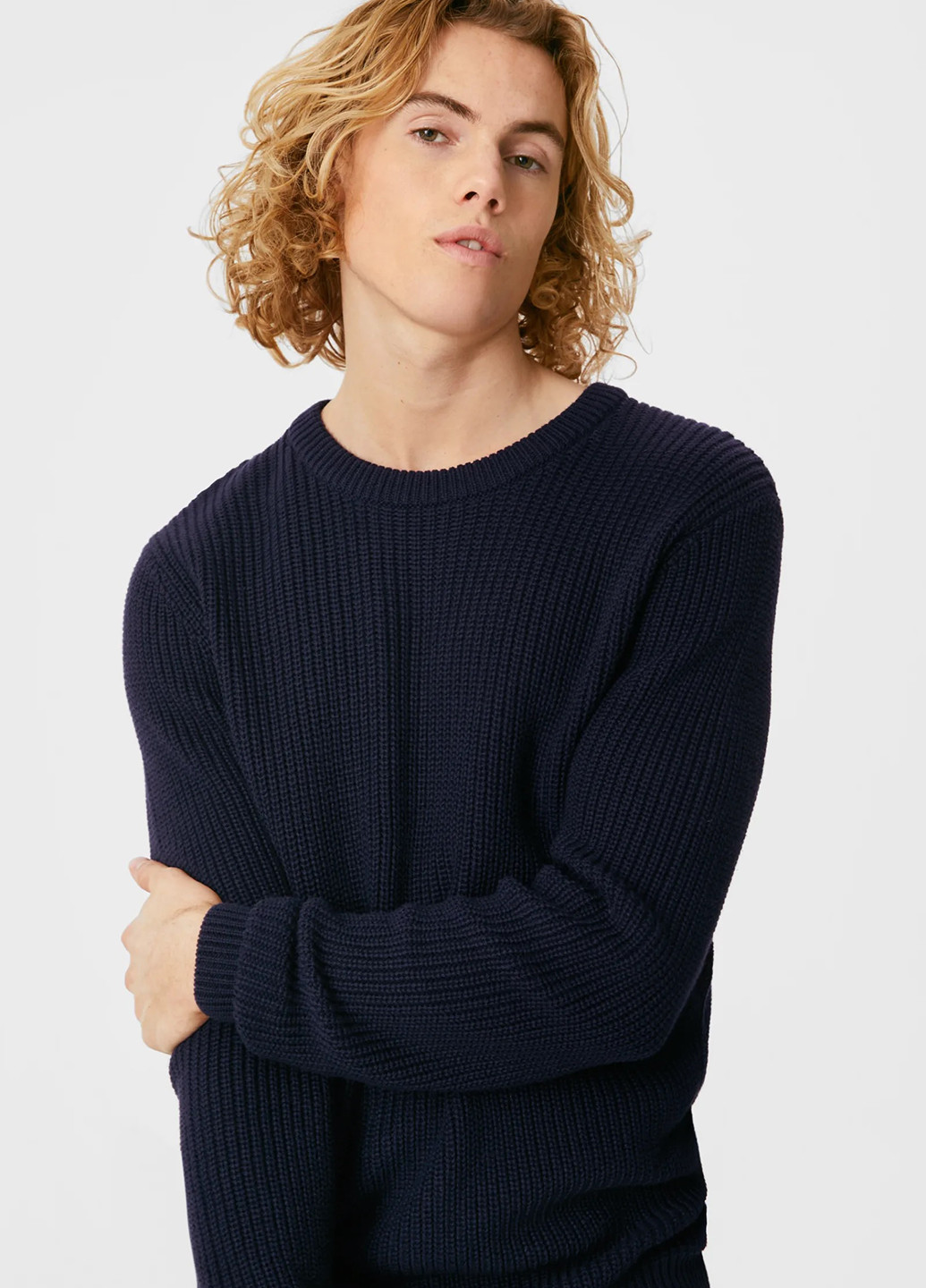 Темно-синій демісезонний джемпер джемпер Clockhouse