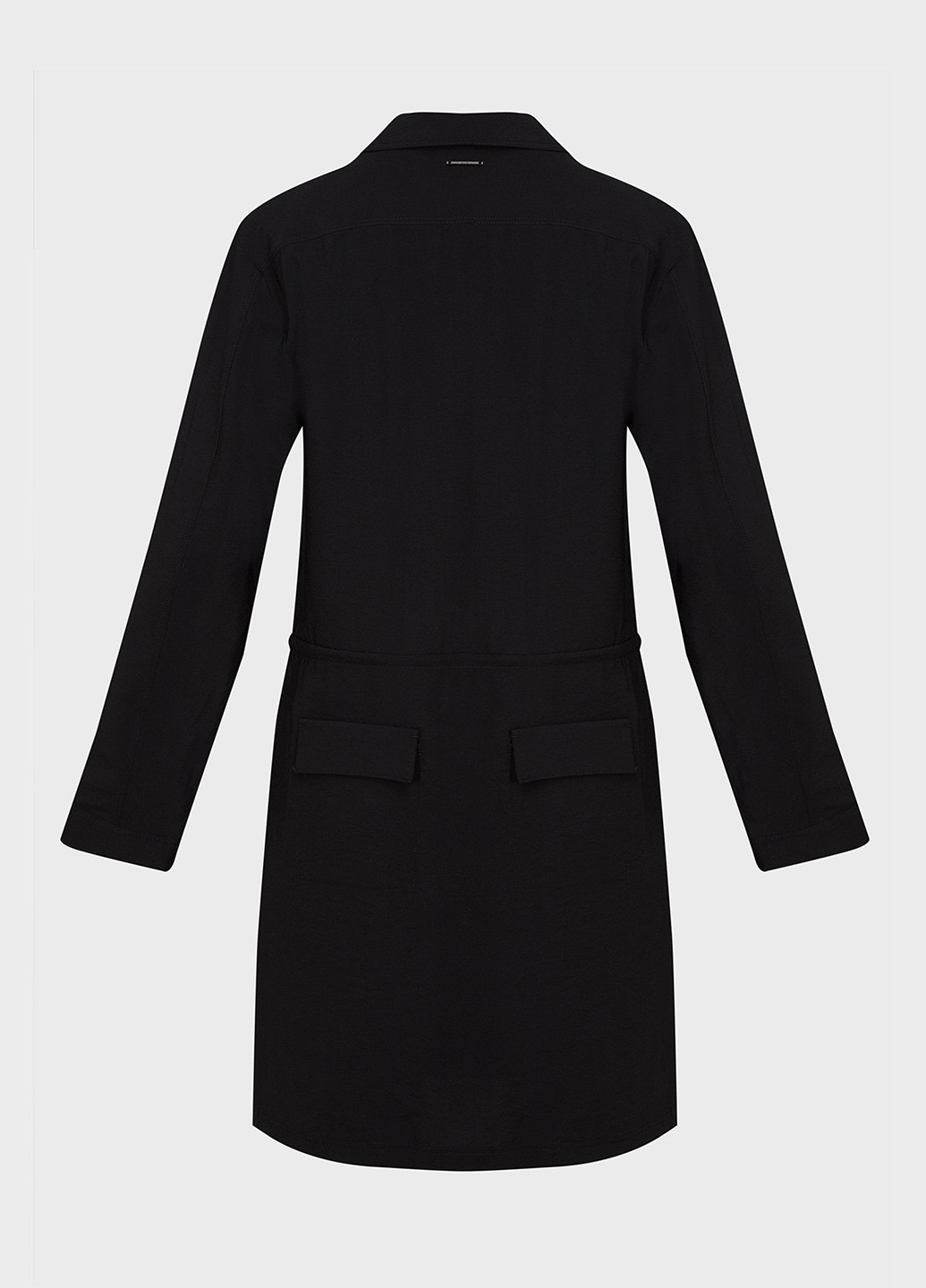 Чорна кежуал сукня сукня-сорочка, а-силует Calvin Klein однотонна