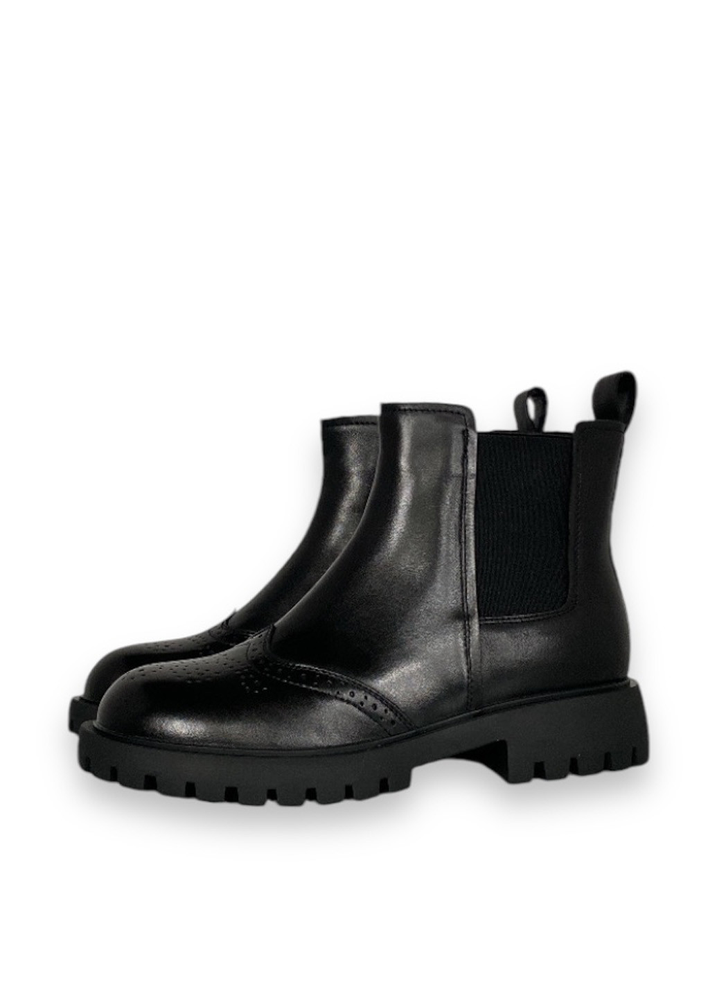 Осенние ботинки челси Meego с перфорацией