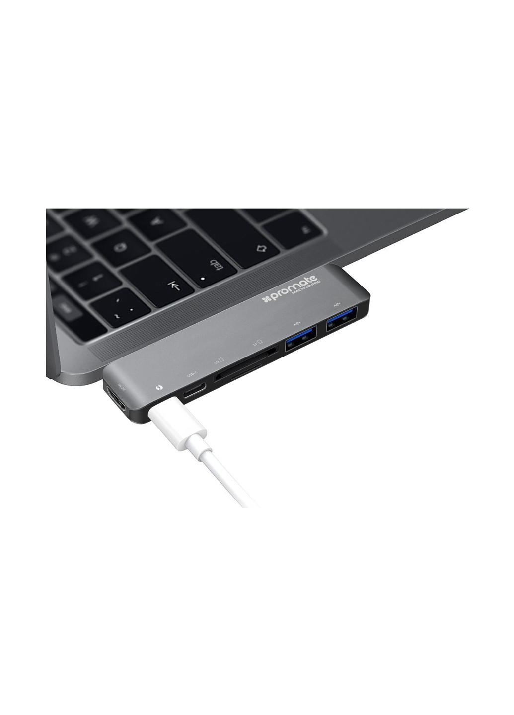 USB-хаб 3.1 TYPE-C Grey Promate machub-pro (142272207)