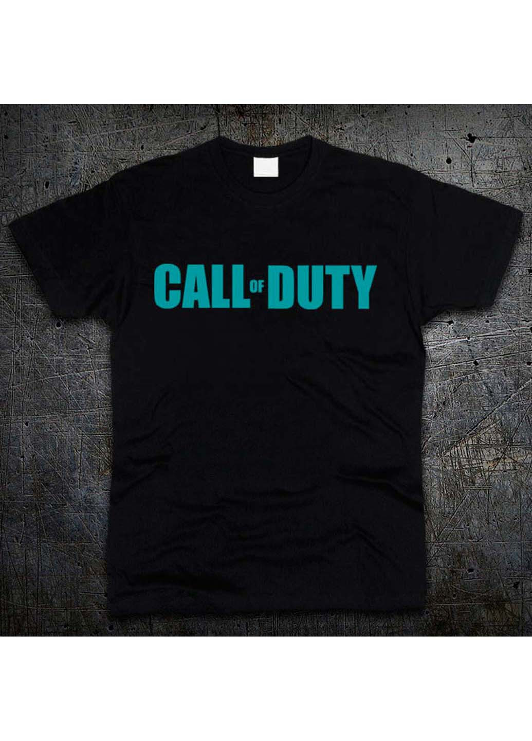 Чорна футболка Fruit of the Loom Logo Call Of Duty