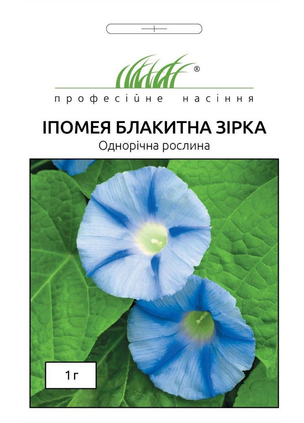 Насіння Іпомея Блакитна Зірка 1 г Професійне насіння (215963696)