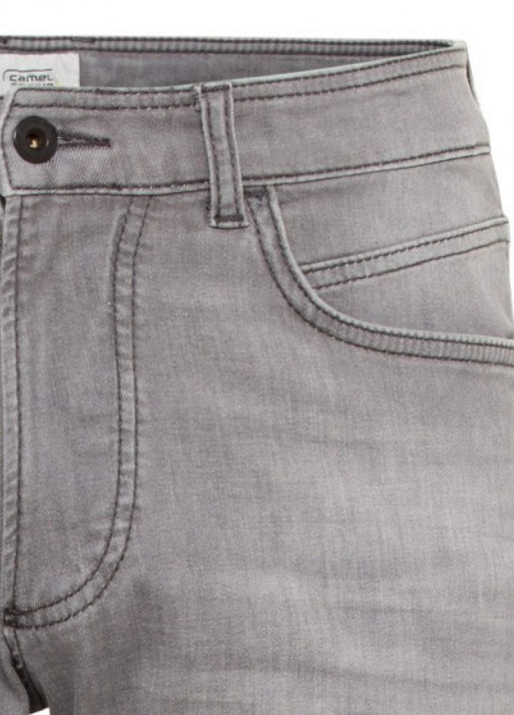 Серые демисезонные зауженные джинсы Denim Regular Fit от Camel Active Camel Active