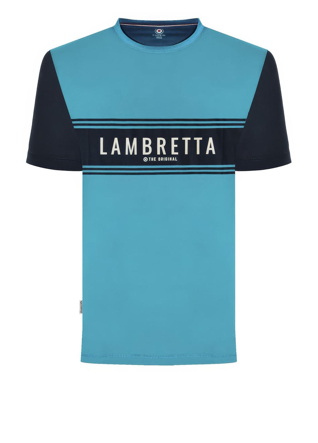 Голубая футболка Lambretta