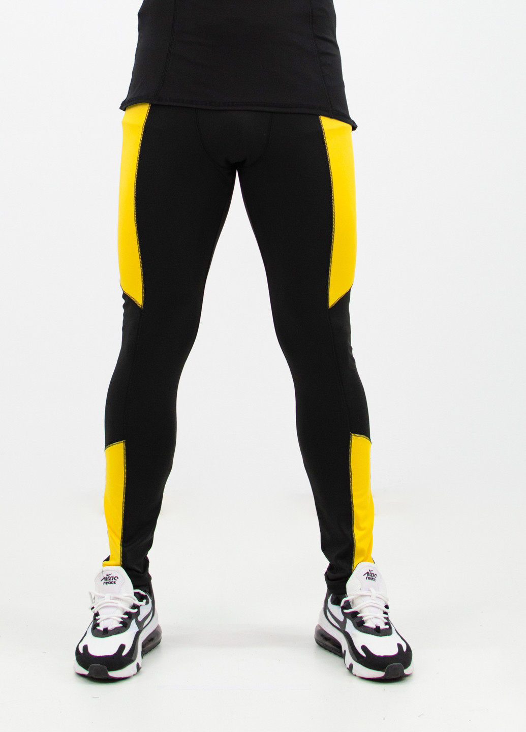 Легінси спортивні чоловічі Run yellow FitU (240998458)