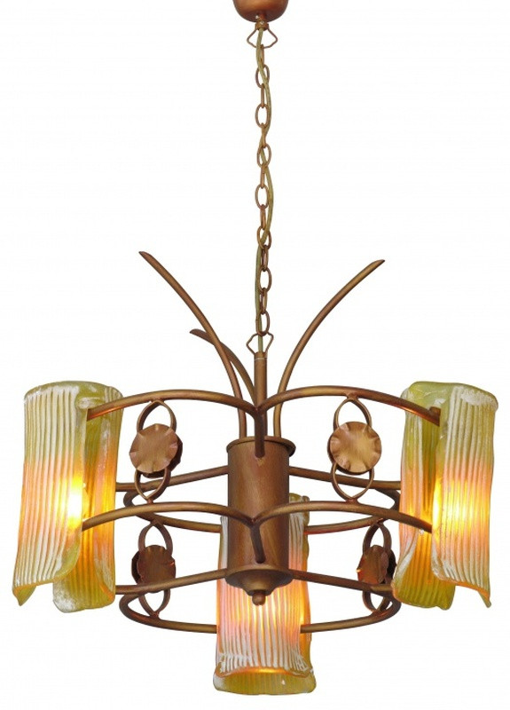 Люстра підвісна на 3 плафона для натяжної стелі кантрі BKL-072S/3 Brille (253886245)