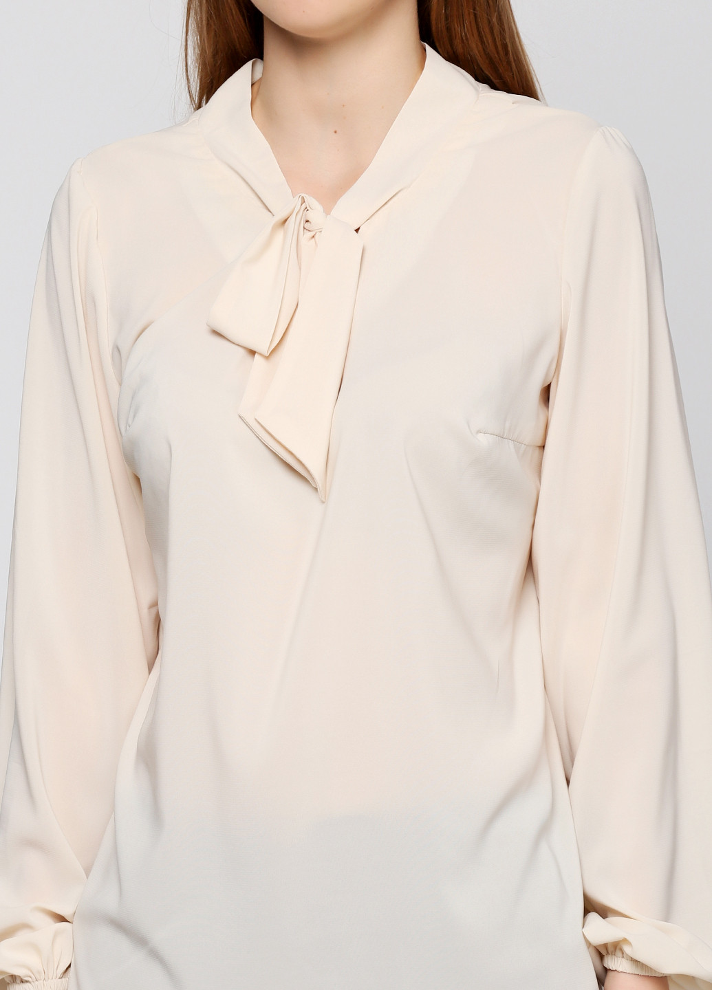 Пудровая демисезонная блуза ANVI