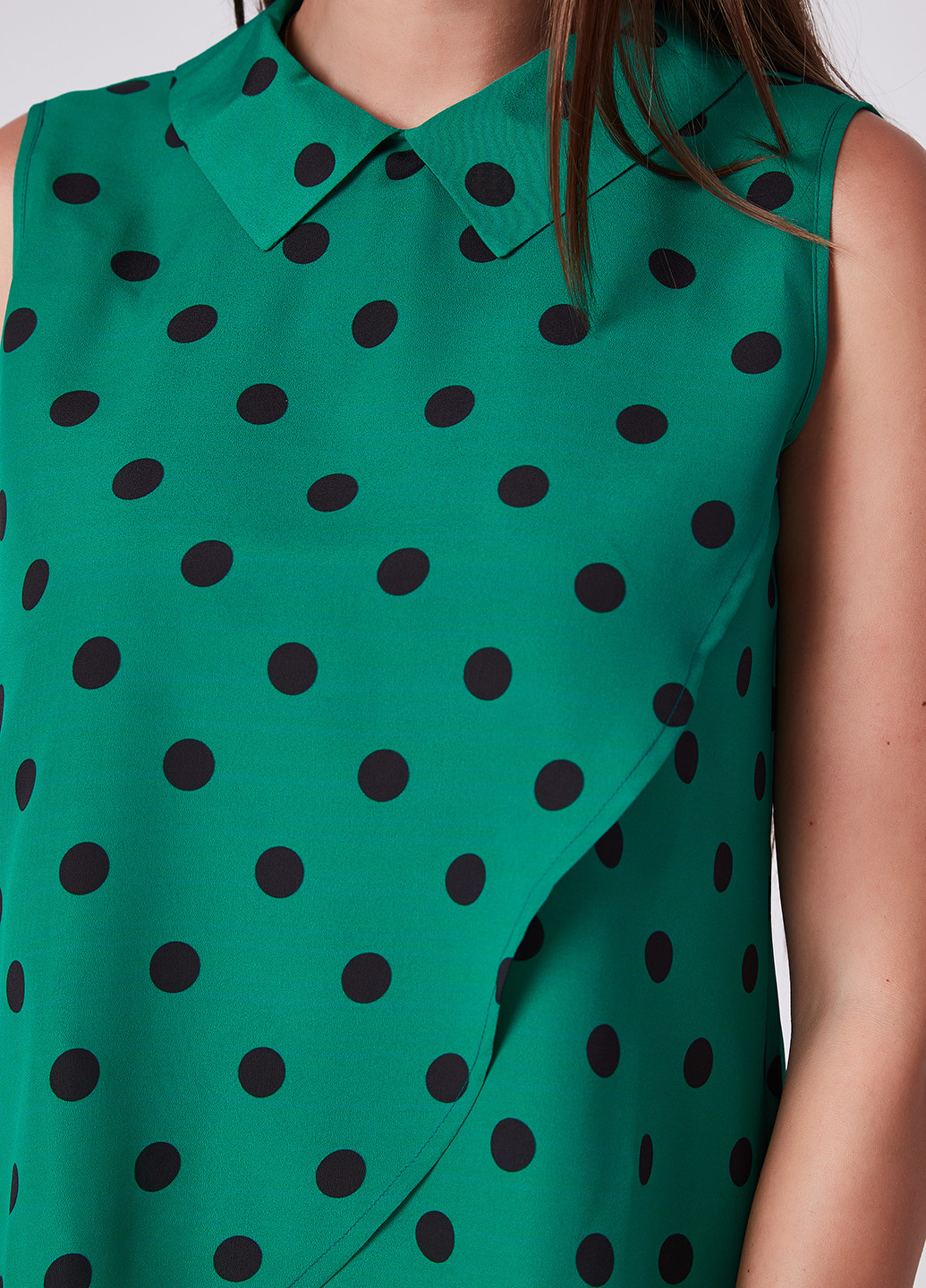 Зеленая летняя блуза Gioia