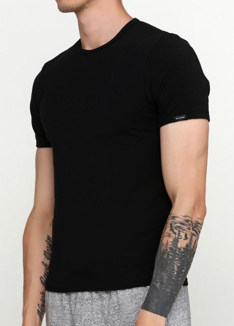 Чорна футболка чоловіча high emotion чорний 532 Cornette