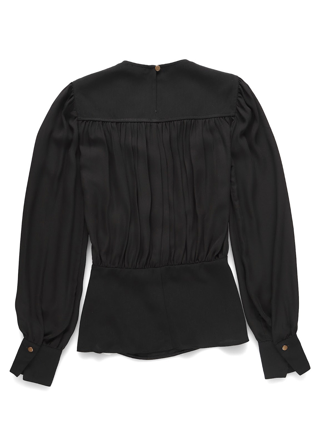 Чёрная блуза с баской River Island