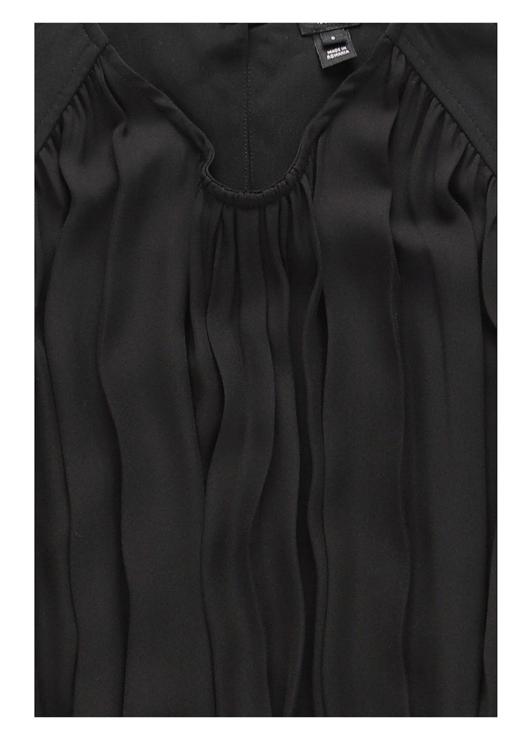 Чёрная блуза с баской River Island