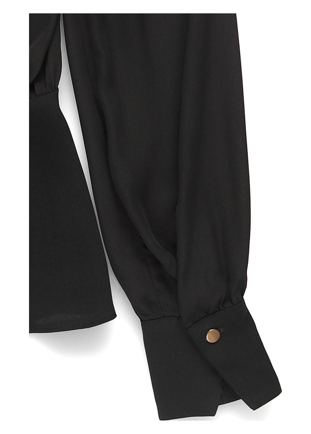 Чёрная блуза с баской River Island