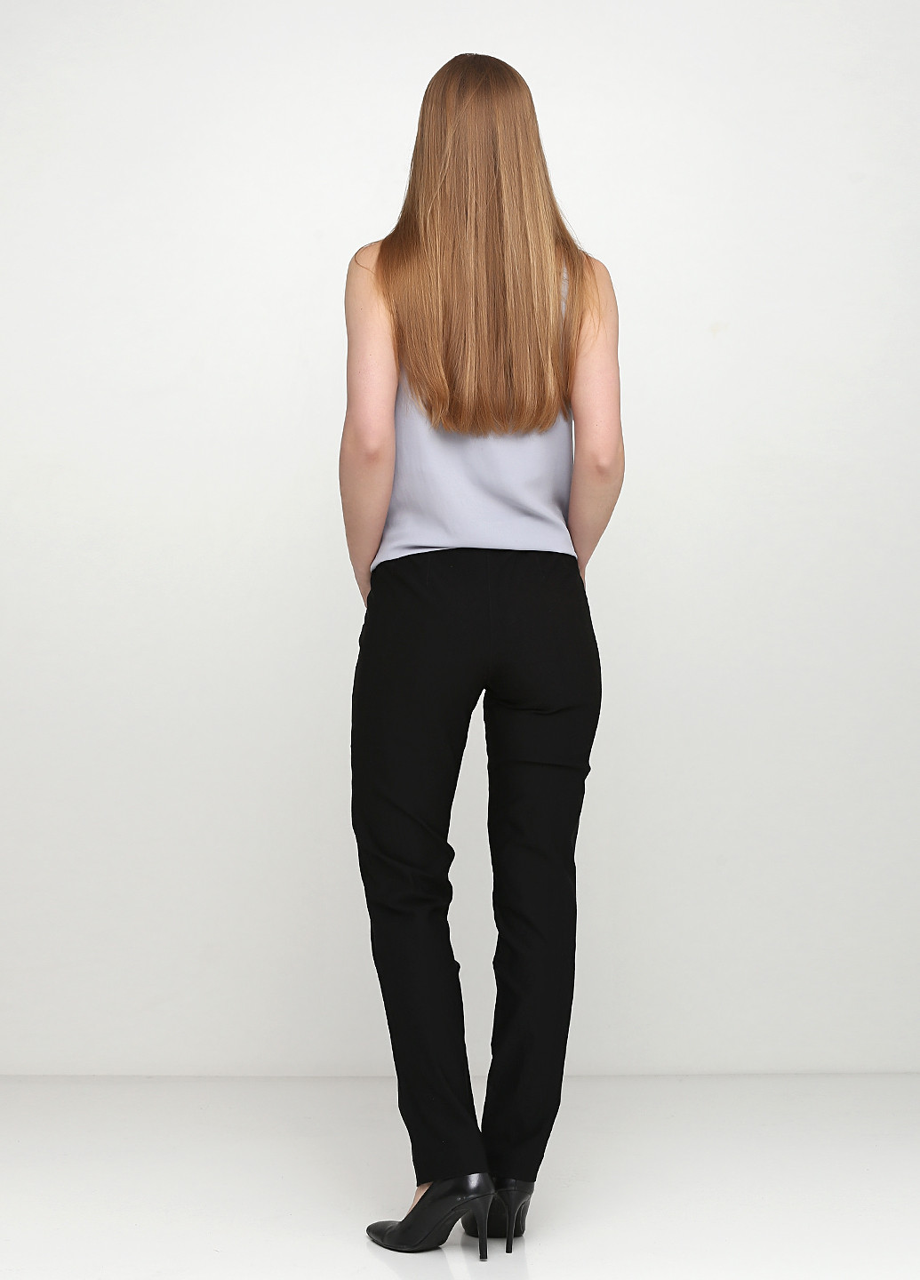 Черные кэжуал демисезонные прямые брюки Laurie