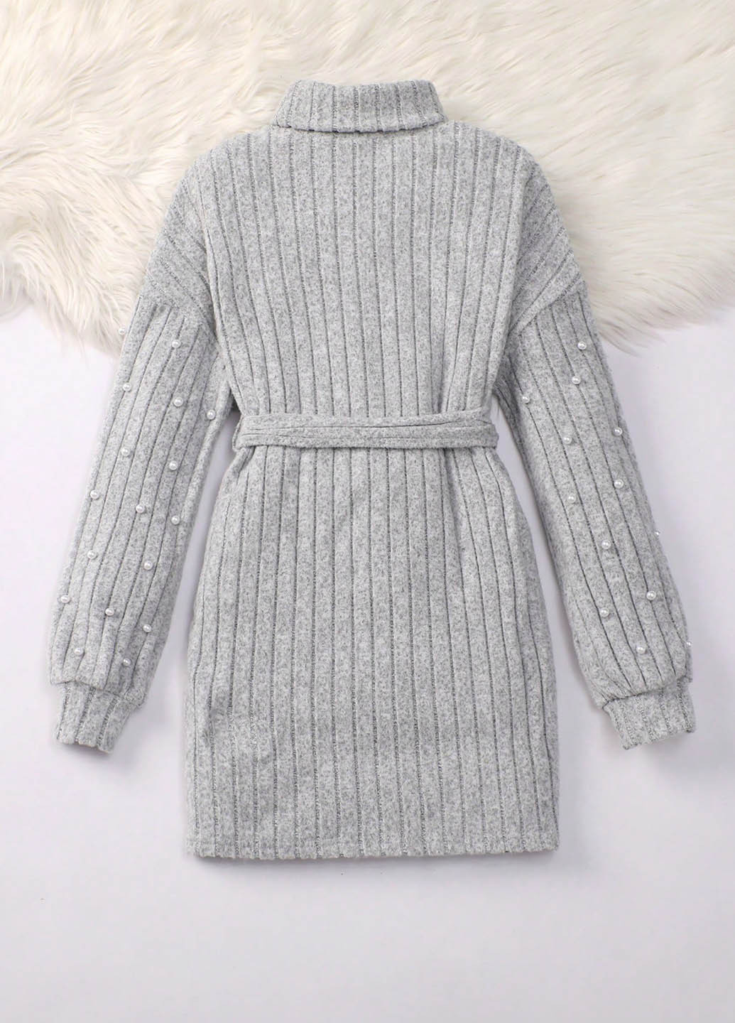 Серое платье SHEIN (366268251)