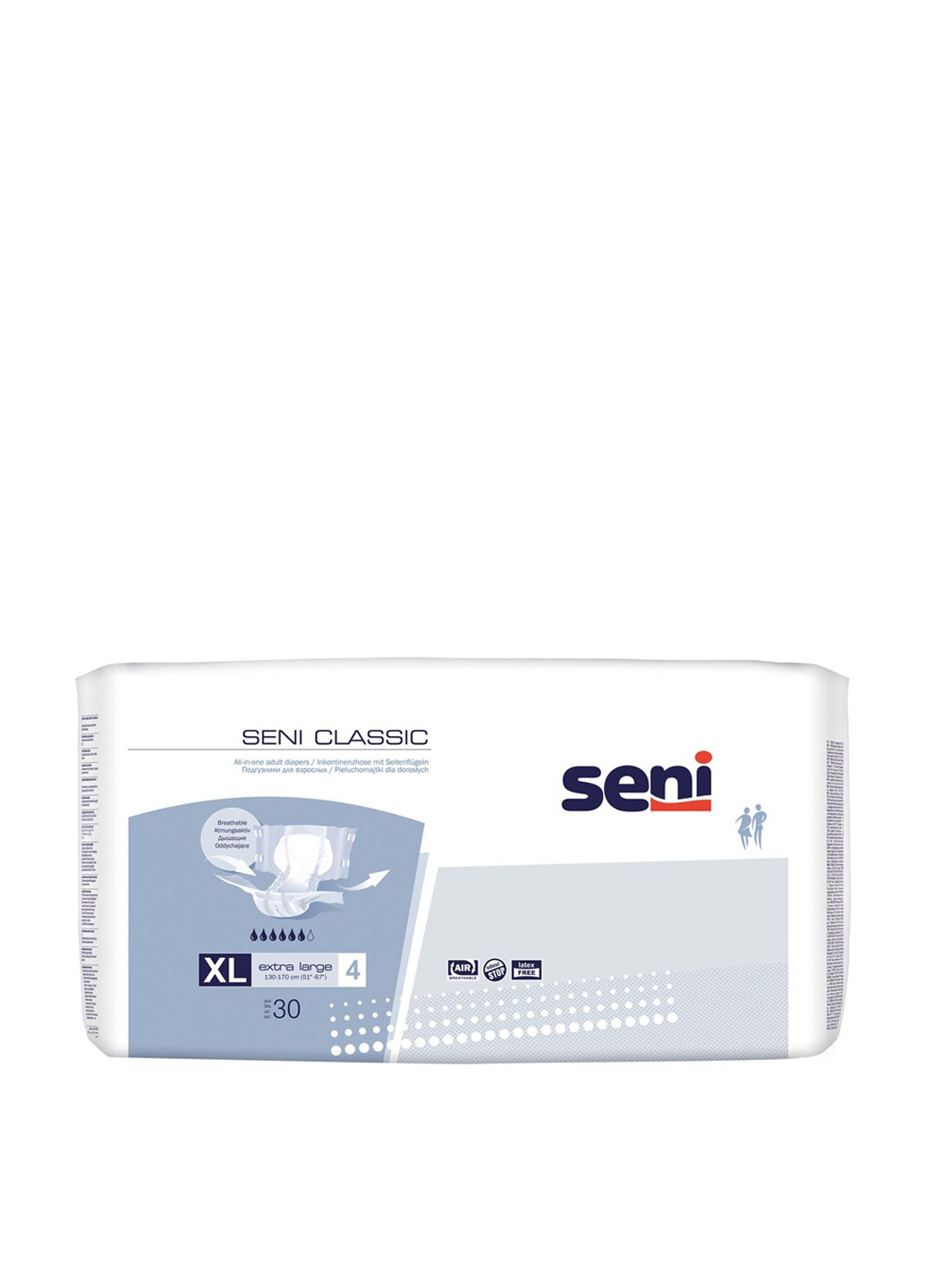 Підгузки для дорослих Classic Extra Large 4 (30 шт) Seni (79994120)