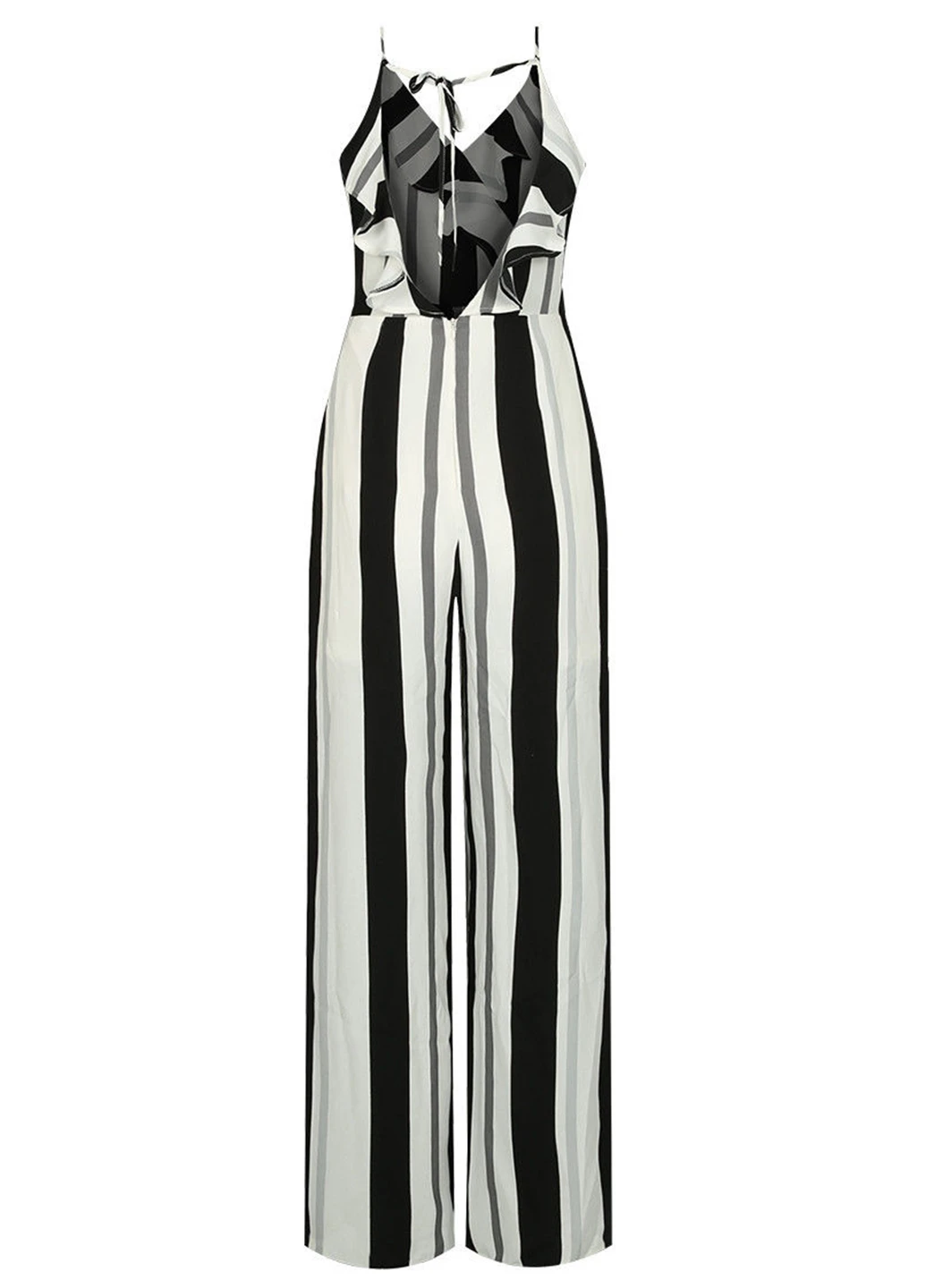 Комбинезон Tally Weijl комбинезон-брюки полоска чёрно-белого кэжуал