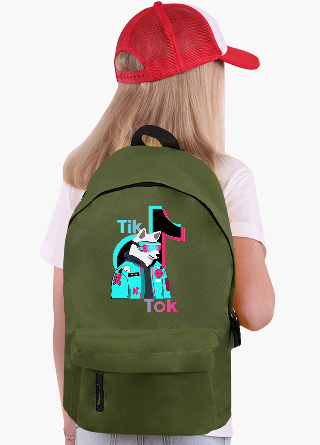 Детский рюкзак Волк Тик Ток (Wolf TikTok) (9263-1645) MobiPrint (217075154)