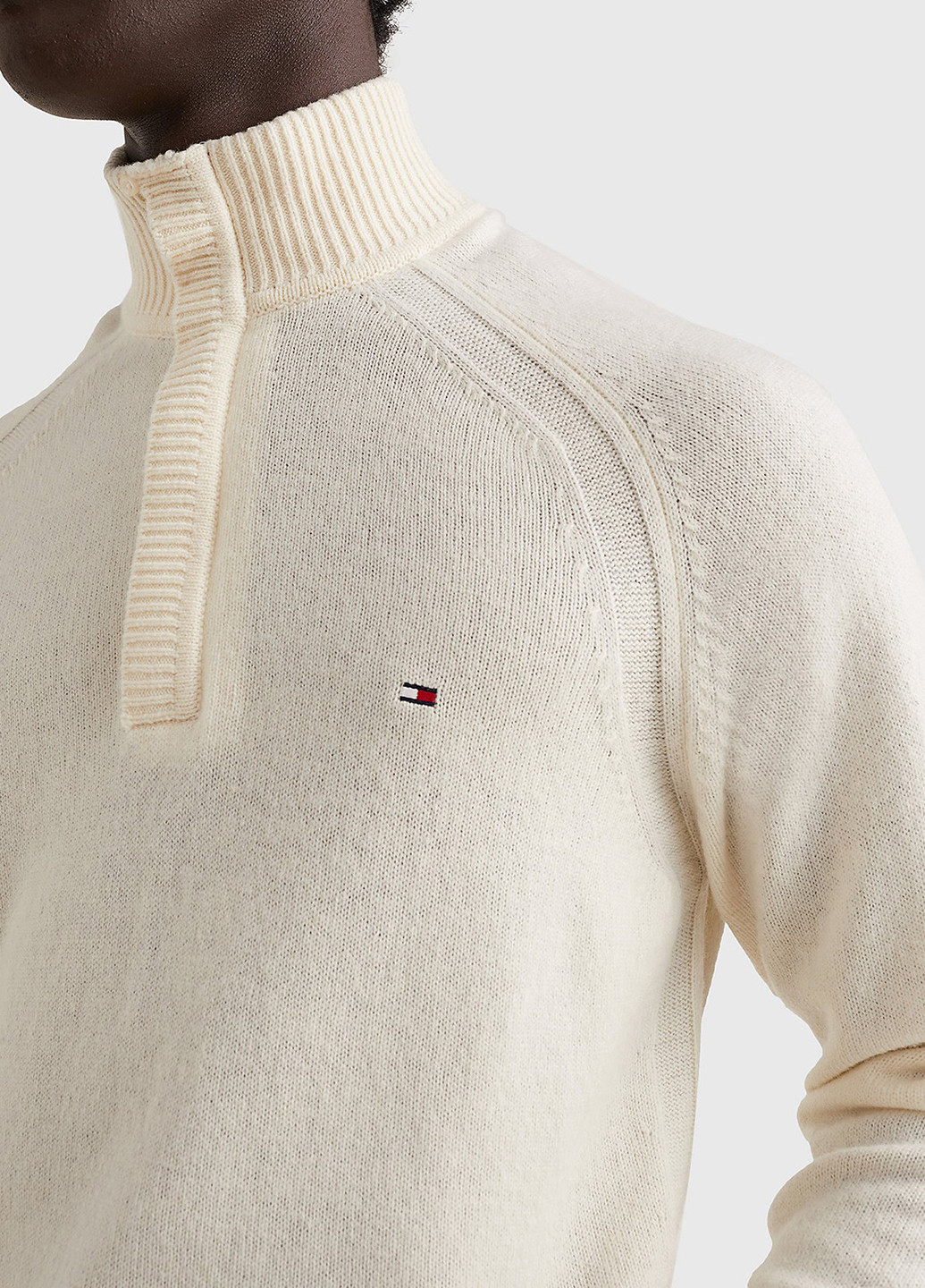 Білий демісезонний светр Tommy Hilfiger