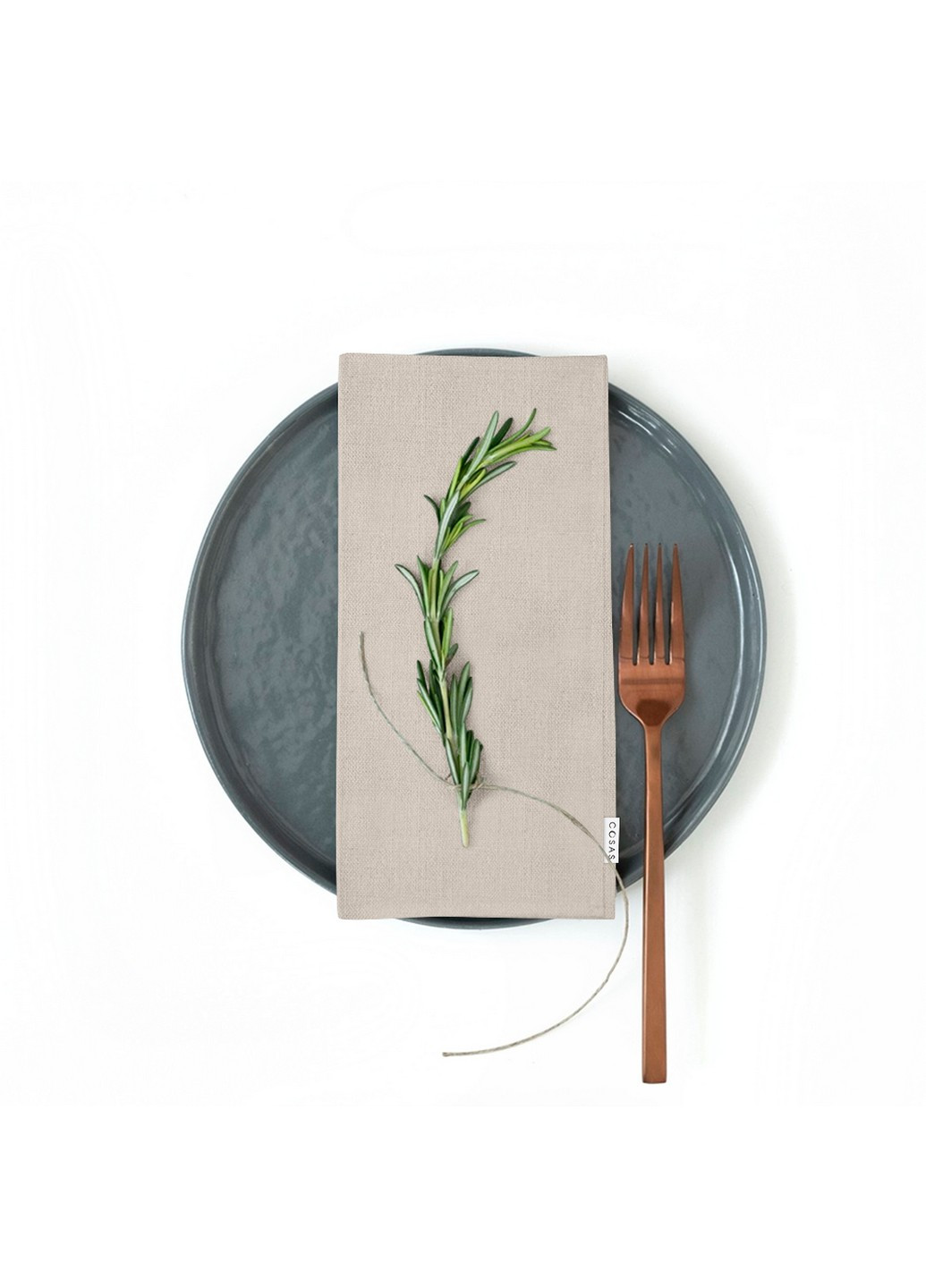 Набор из 2-х тканевых салфеток 35х35 Ranfors Beige (4822052073070) Cosas (252409200)