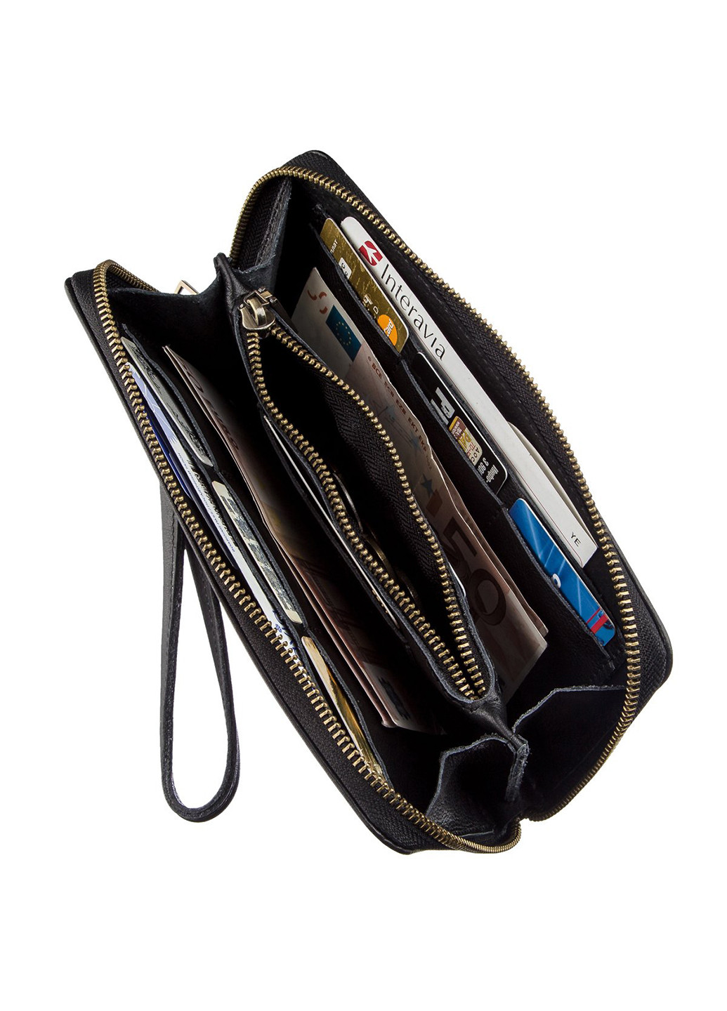 Чоловічий шкіряний клатч 22х11,5х2 см Shvigel (252128738)