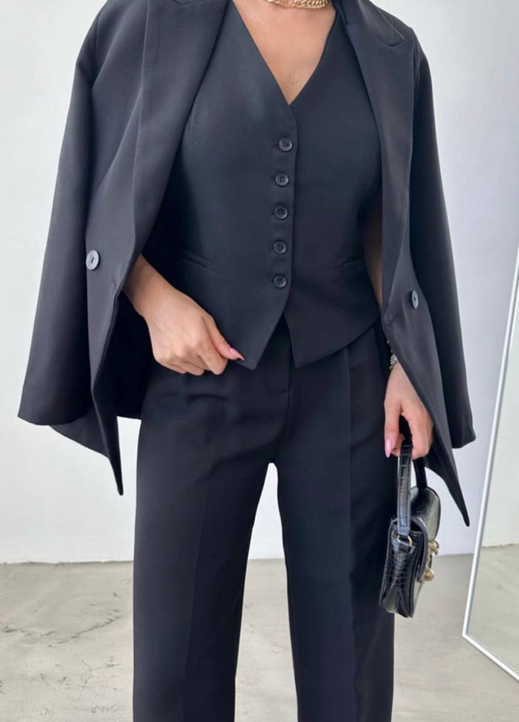 Костюм (жакет, жилет, брюки) No Brand (362054568)