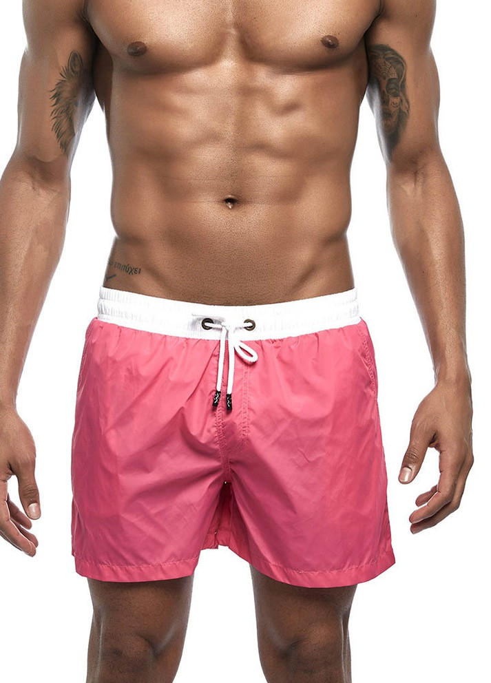 Чоловічі шорти UXH малюнки рожеві пляжні