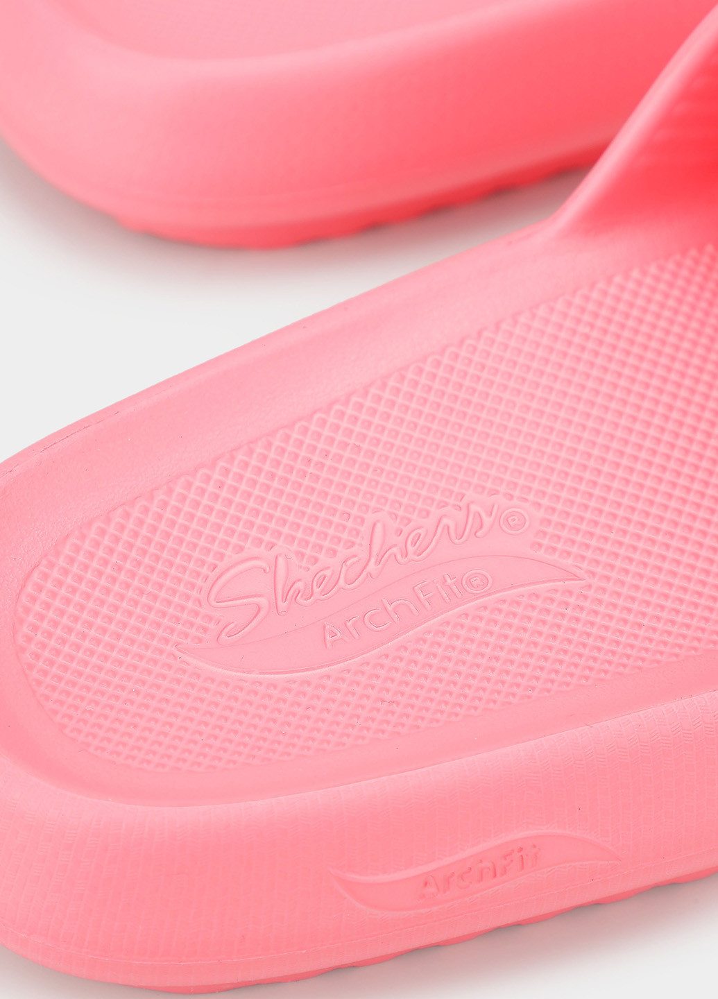 Коралловые шлепанцы Skechers