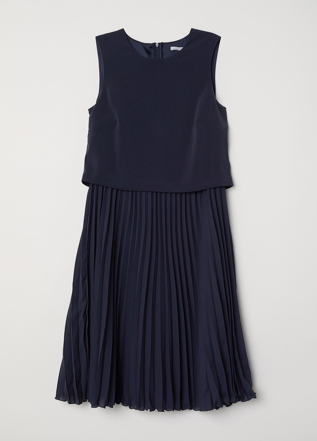 Темно-синя кежуал плаття, сукня H&M