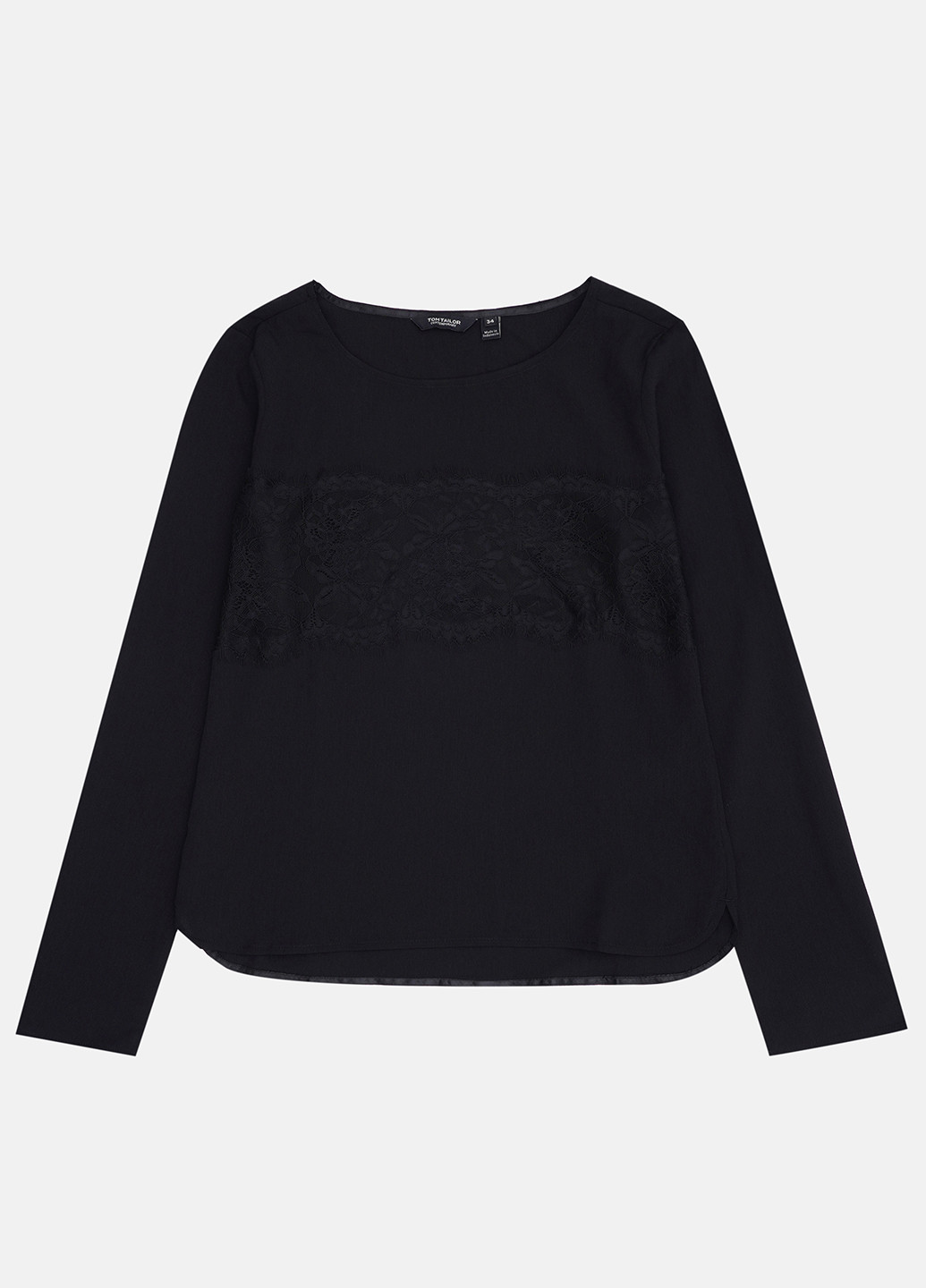 Чёрная блуза Tom Tailor