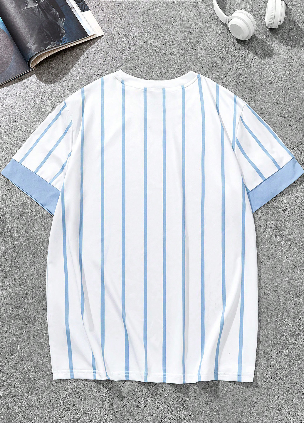 Голубая футболка SHEIN