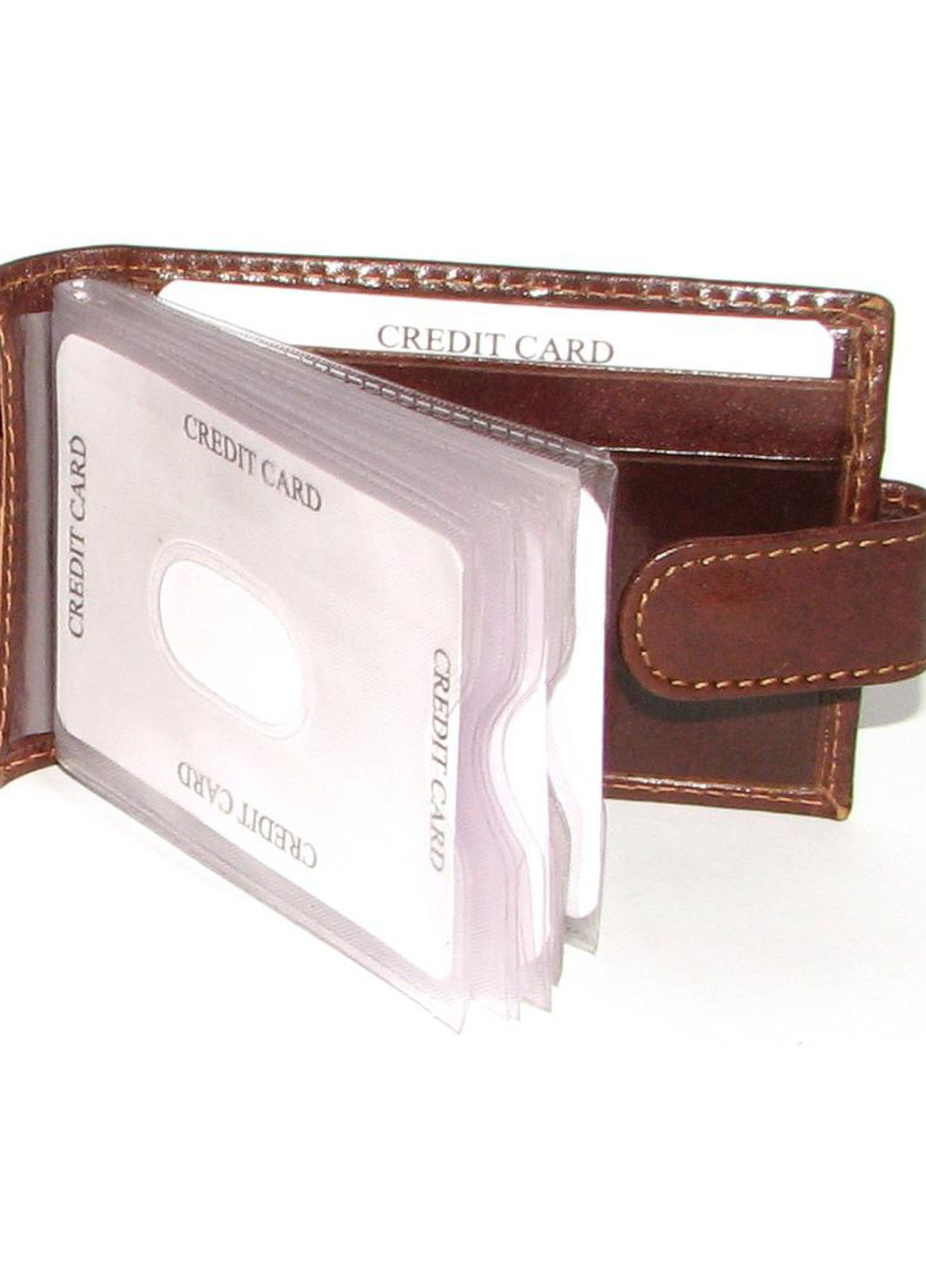 Визитница TW-02-VT BROWN коричневая DNK Leather (253933021)