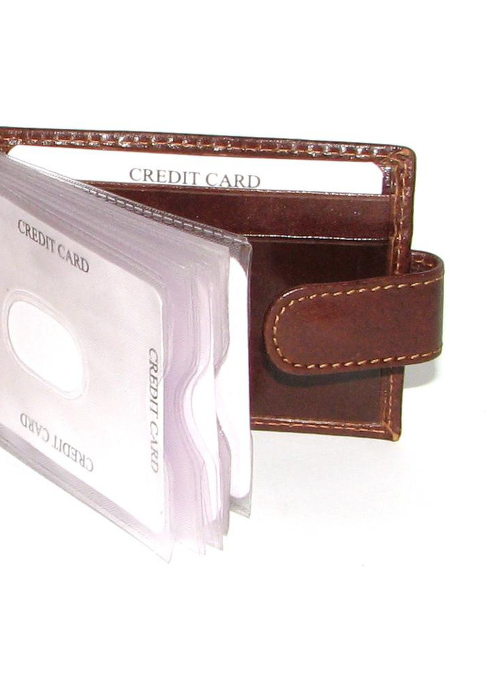 Визитница TW-02-VT BROWN коричневая DNK Leather (253933021)