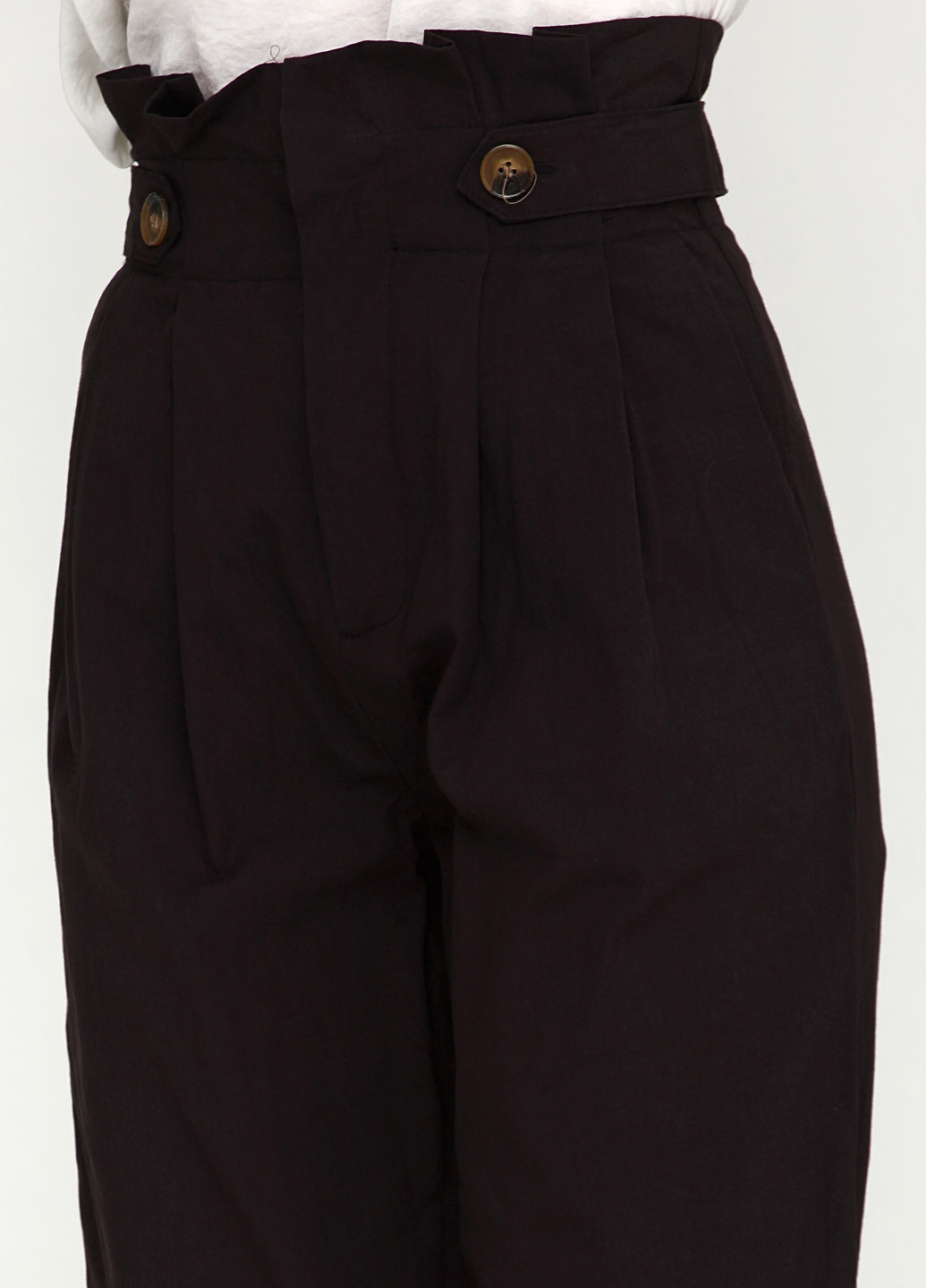 Коричневые кэжуал демисезонные брюки Lucy Wang