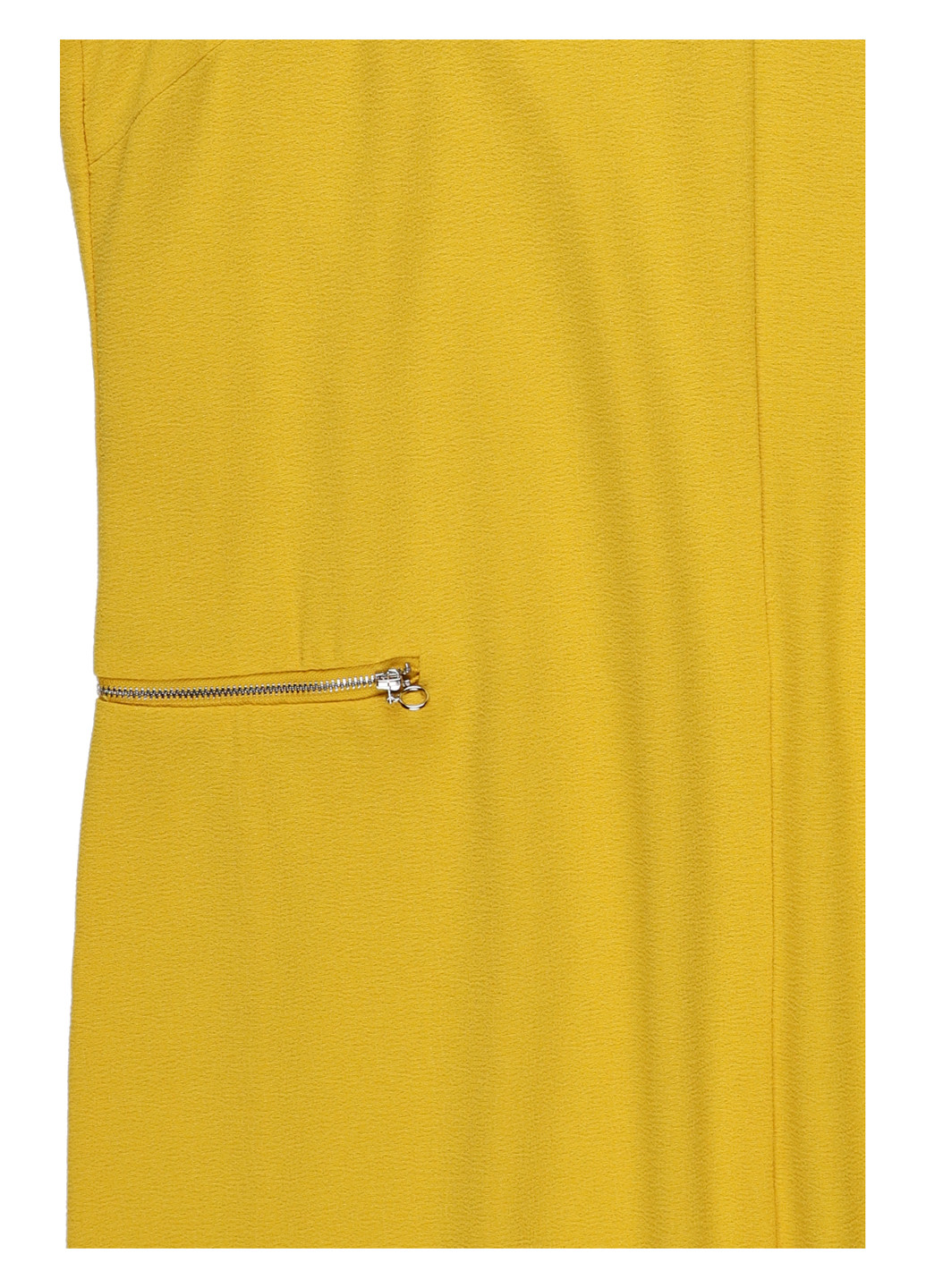 Желтое кэжуал платье Only Carmakoma однотонное