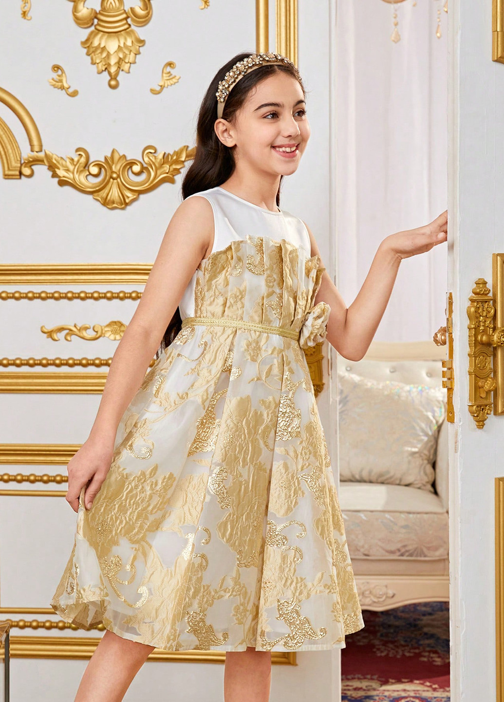 Золотое платье SHEIN (341894109)