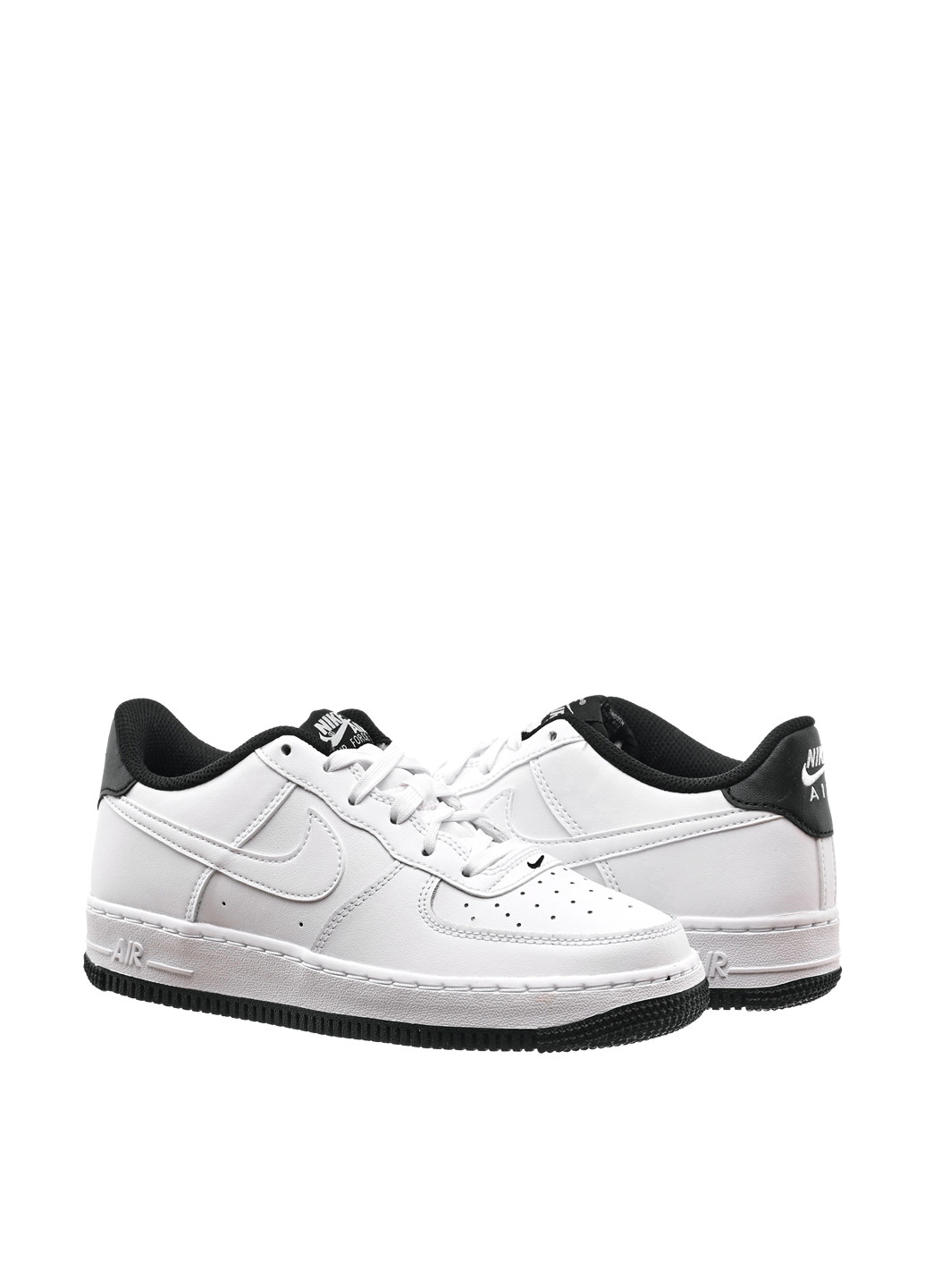 Черно-белые демисезонные кроссовки dv1331-100_2024 Nike Air Force 1 Gs