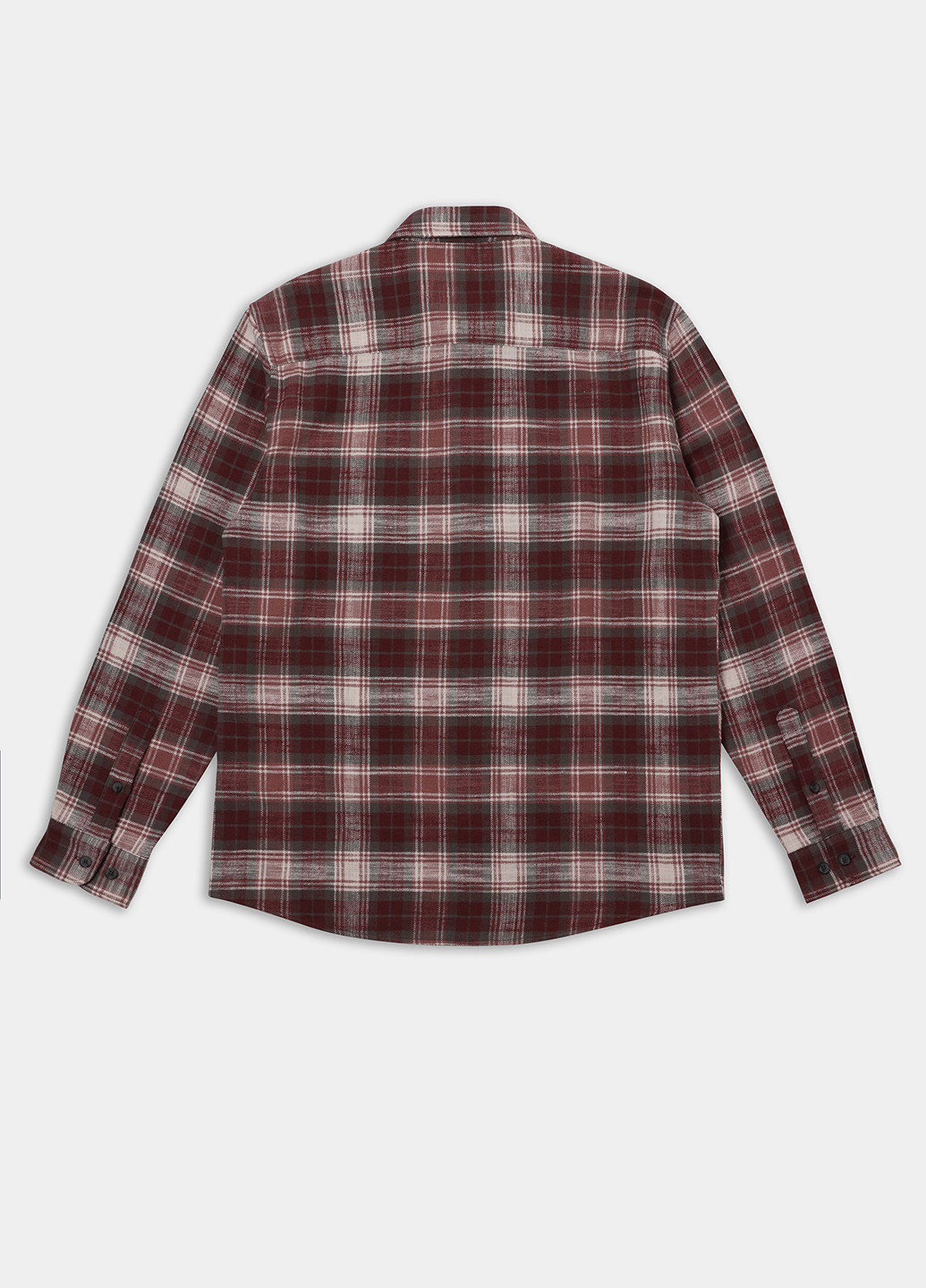 Бордовая кэжуал рубашка в клетку Colin's